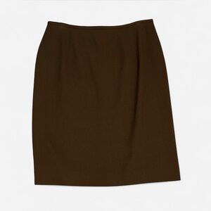 Jones New York Dark Brown Pencil Skirt